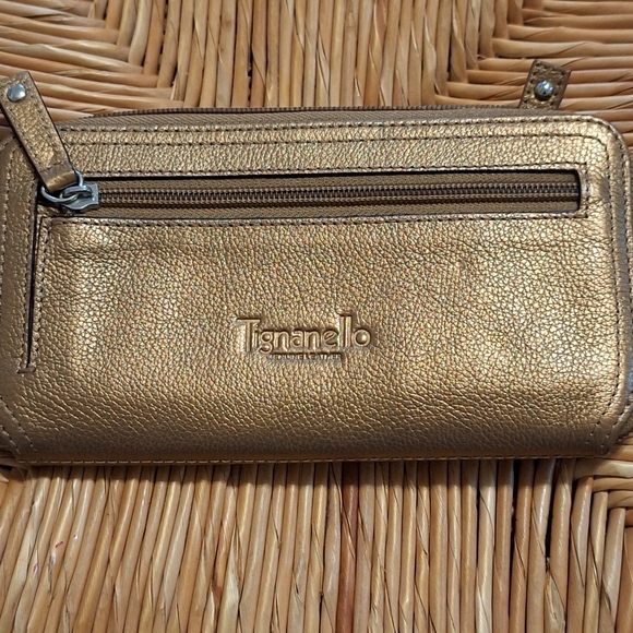 Tignanello Handbags - Women's Tignanello Wallet Gold Wallet